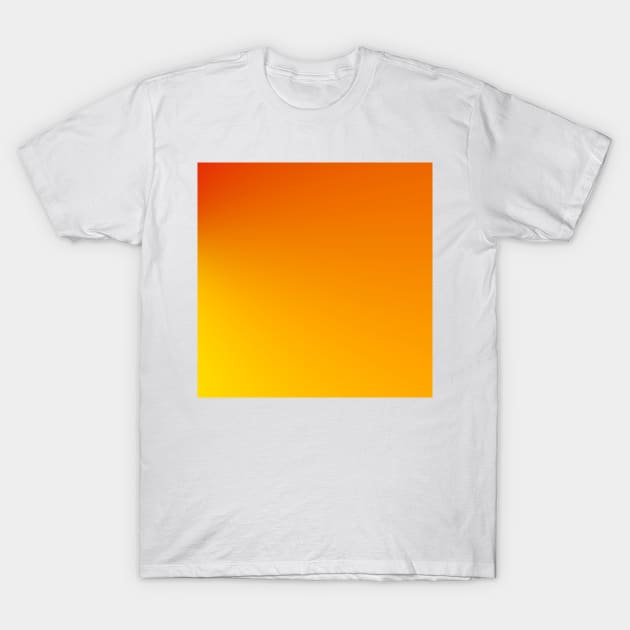 orange yellow gradient T-Shirt by Artistic_st